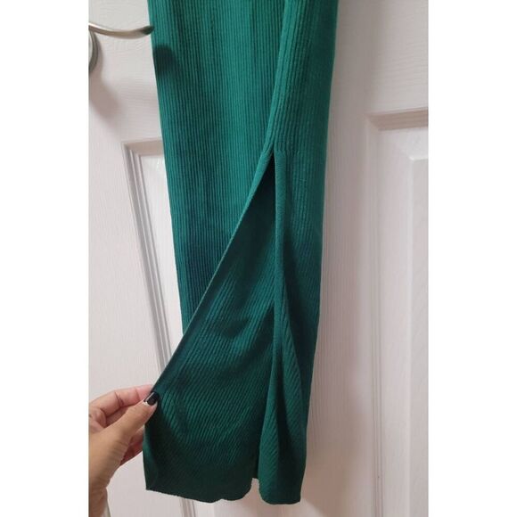 Mango Ombre Knit Slit Dress S - Picture 3 of 7